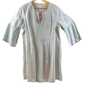 NWT J. Jill Love Linen Peasant Minimalist Babydoll Puff Bell Sleeves Large P